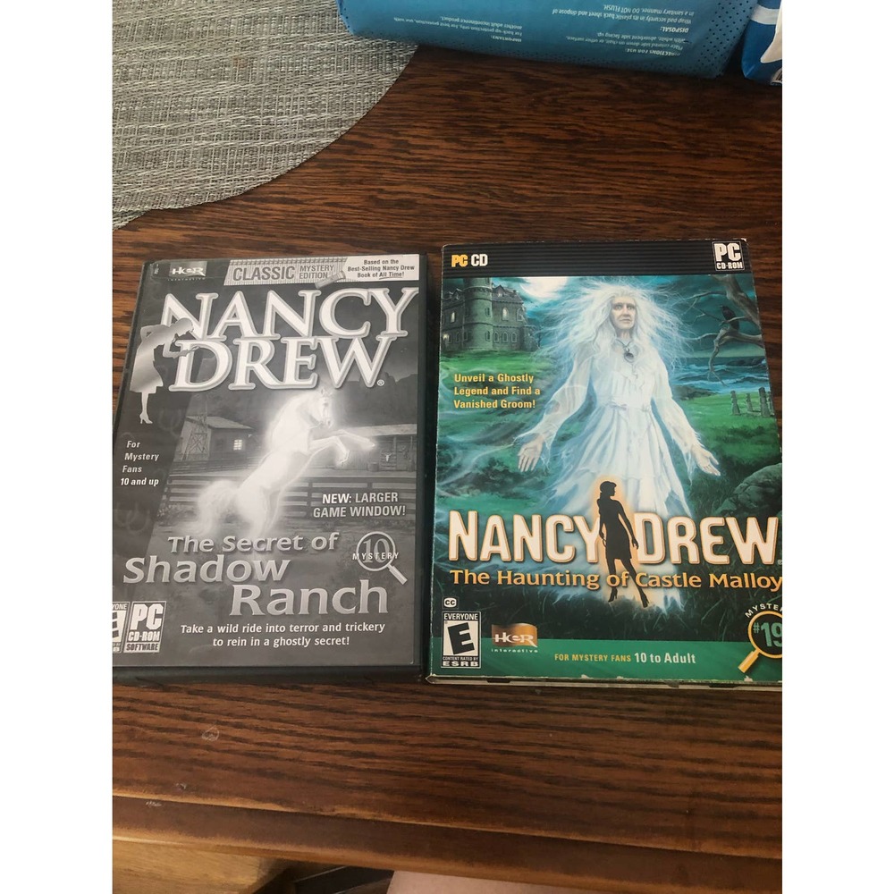 Set of 2 Nancy Drew PC computer games
